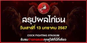 สรุปผลไก่ชนเมื่อคืน 13167