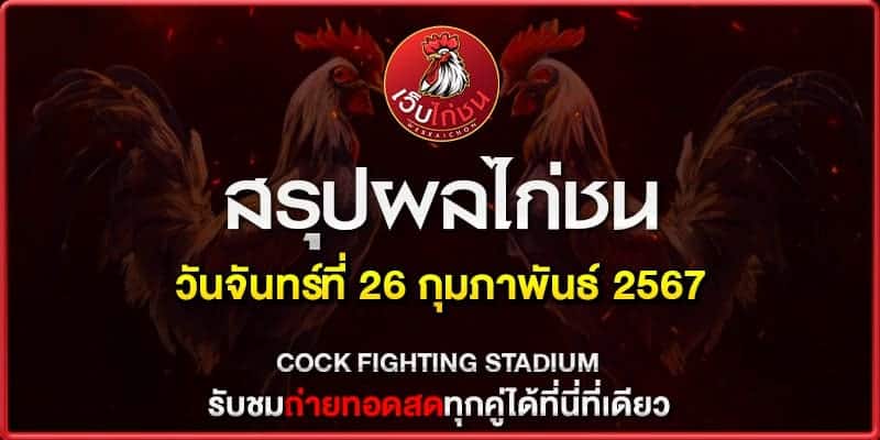 ข่าว ไก่ชน260267