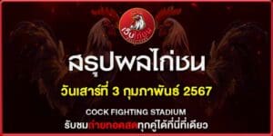 สรุปผลไก่ชน3267