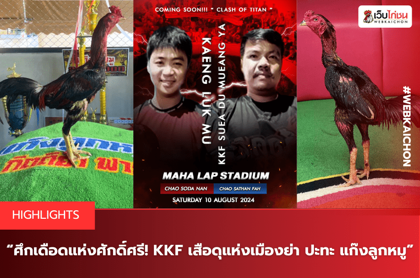 “ศึกเดือดแห่งศักดิ์ศรี! KKF เสือดุแห่งเมืองย่า ปะทะ แก๊งลูกหมู”