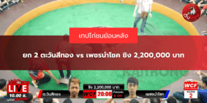 ยก 2 ตะวันสีทอง vs เพชรนำโชค ชิง 2,200,000 บาท