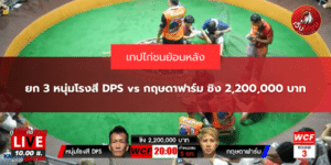 ยก 3 หนุ่มโรงสี DPS vs กฤษดาฟาร์ม ชิง 2,200,000 บาท