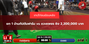 ยก 1 บ้านกัปตันฟาร์ม vs ดวงเพชร ชิง 2,200,000 บาท