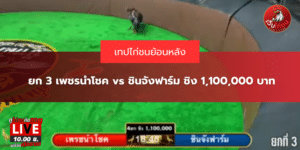 ยก 3 เพชรนำโชค vs ชินจังฟาร์ม ชิง 1,100,000 บาท