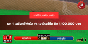 ยก 1 เตชินทร์ฟาร์ม vs เขาใหญ่ทีม ชิง 1,100,000 บาท