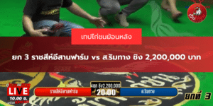 ยก 3 ราชสีห์อีสานฟาร์ม vs ส.ริมทาง ชิง 2,200,000 บาท