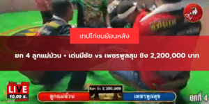 ยก 4 ลูกแม่ม้วน + เด่นมีชัย vs เพชรพูลสุข ชิง 2,200,000 บาท